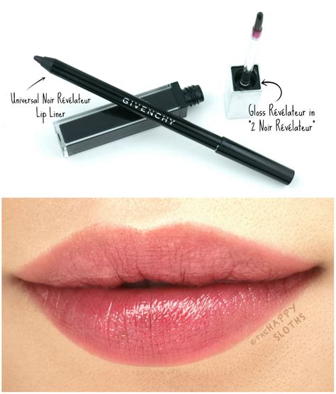 givenchy universal lip liner noir|Givenchy lip gloss.